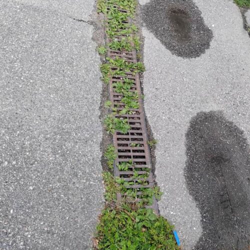 Huoltoa vaativa sadevesikouru